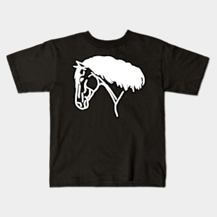 big mane white Kids T-Shirt